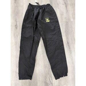 US Army Pants Female Small Long Black APFU Physical Fitness Windbreaker Joggers
